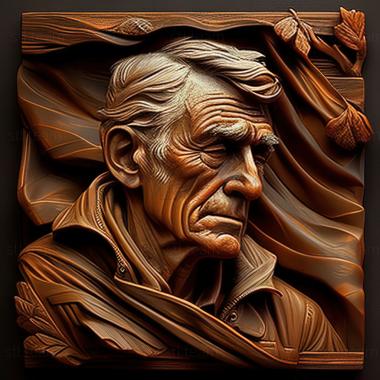 3D model Frank Myers Boggs American artist (STL)